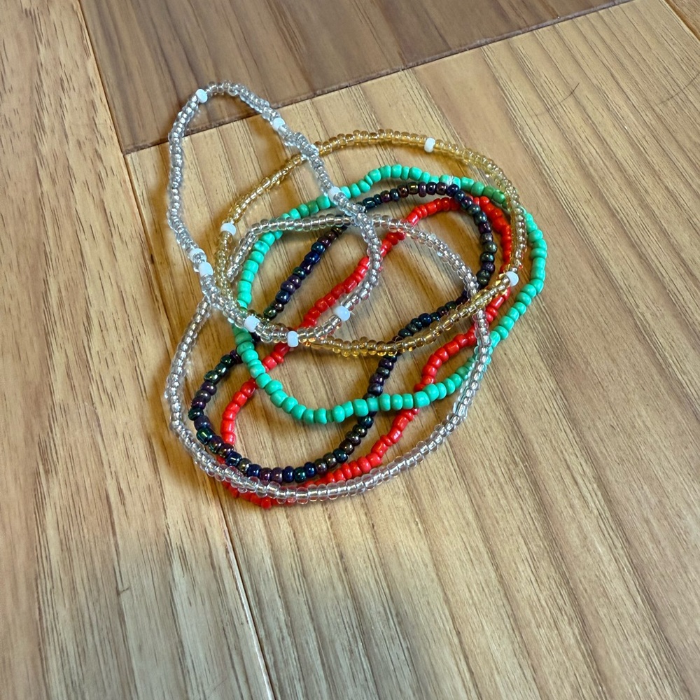 Multicolor Beaded Bracelet Set
